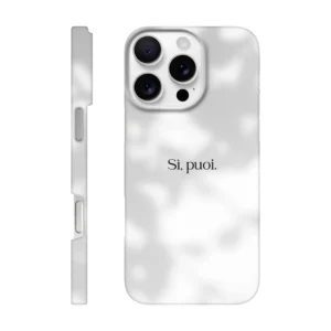 Cover iPhone con scritto "Sì, puoi.".